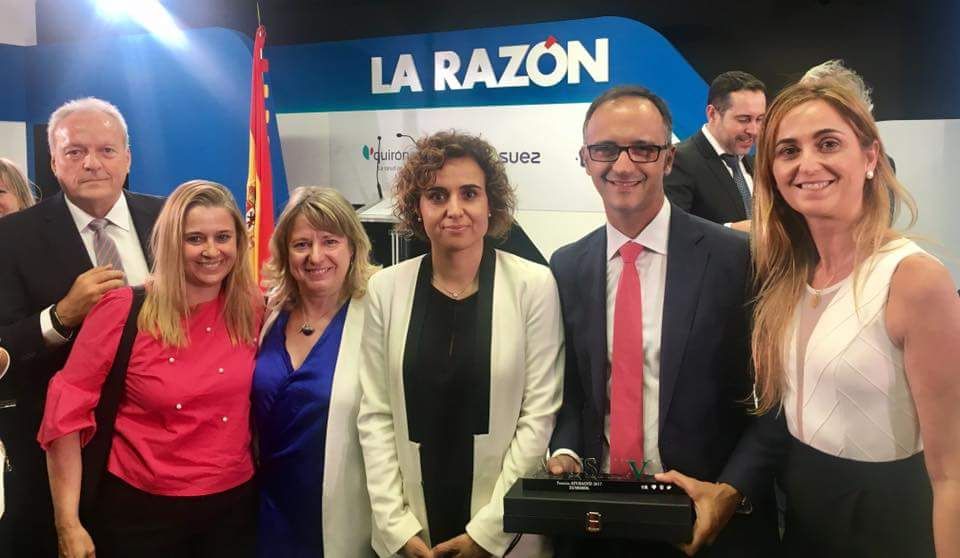 At the La Razón “A Tu Salud” awards